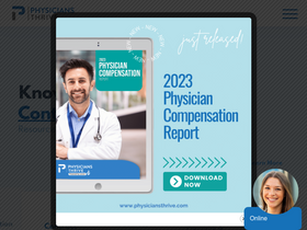 'physiciansthrive.com' screenshot
