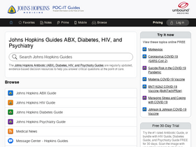 'hopkinsguides.com' screenshot