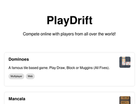 'playdrift.com' screenshot