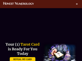 'honestnumerology.com' screenshot