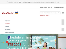 'viewsonic.com' screenshot