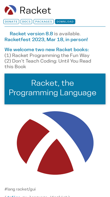 racket-lang.org