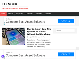'teknoku.me' screenshot
