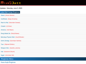 'riskyjatt.pro' screenshot