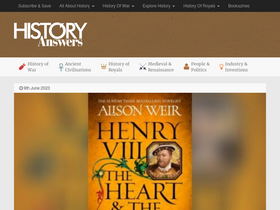 'historyanswers.co.uk' screenshot