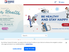 'phukethospital.com' screenshot