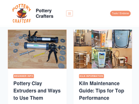 'potterycrafters.com' screenshot