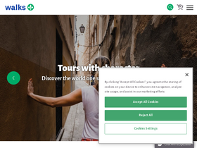 'takewalks.com' screenshot