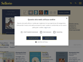 'sellerio.it' screenshot