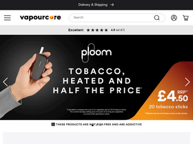 'vapourcore.com' screenshot