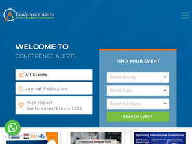 'conferencealerts.co.in' screenshot
