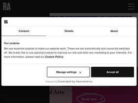'royalacademy.org.uk' screenshot