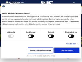 'allsvenskan.se' screenshot