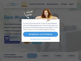 'credimaxx.de' screenshot