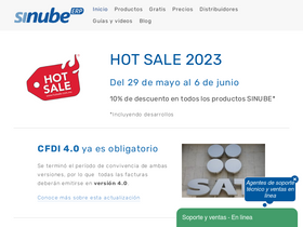 'sinube.mx' screenshot