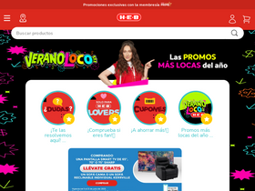 'heb.com.mx' screenshot