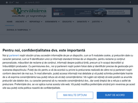 'dezvaluirea.ro' screenshot