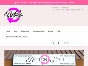 returnstyle.com homepage screenshot