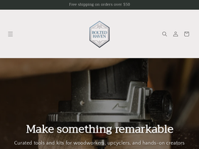 boltedhaven.com homepage screenshot