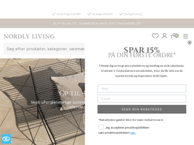 'nordlyliving.dk' screenshot