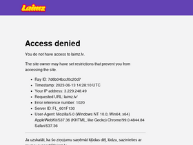 'laimz.lv' screenshot