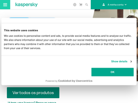 'kaspersky.com.br' screenshot