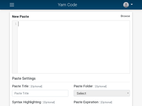 'yamcode.com' screenshot