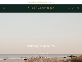 silkofcopenhagen.dk homepage screenshot