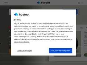 'hostnet.nl' screenshot