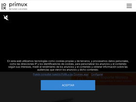 'primux.es' screenshot