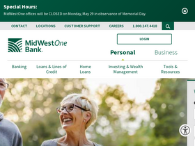 'midwestone.bank' screenshot