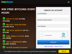 'freebitco.in' screenshot