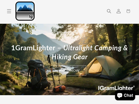 1gramlighter.com homepage screenshot