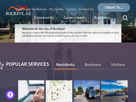 'buckeyeaz.gov' screenshot