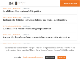'revistasanitariadeinvestigacion.com' screenshot