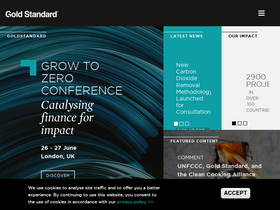 'goldstandard.org' screenshot