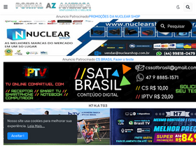 'portalazamerica.tv' screenshot