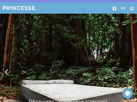matelasprincesse.com homepage screenshot