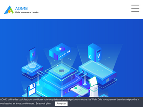 'aomei.fr' screenshot