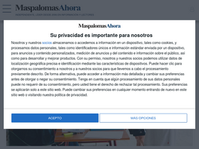 'maspalomasahora.com' screenshot