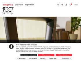 'calligaris.com' screenshot