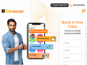'eduauraa.com' screenshot