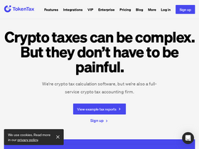 'tokentax.co' screenshot
