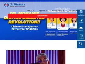 'drmohans.com' screenshot