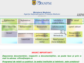 'anpm.ro' screenshot