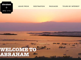 'abrahamtours.com' screenshot