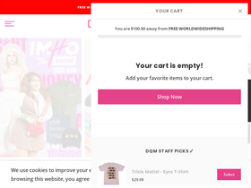 'dragqueenmerch.com' screenshot