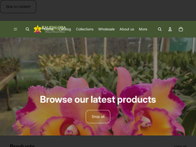 kaleialoha.com homepage screenshot