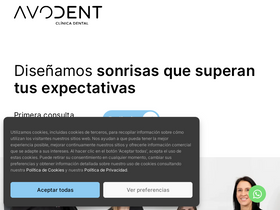 'avodent.com' screenshot