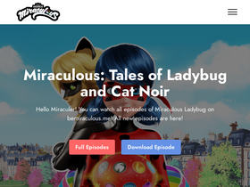 'bemiraculous.me' screenshot